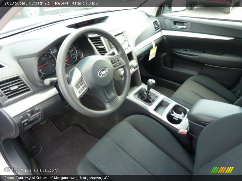 2013 Outback 2.5i Black Interior