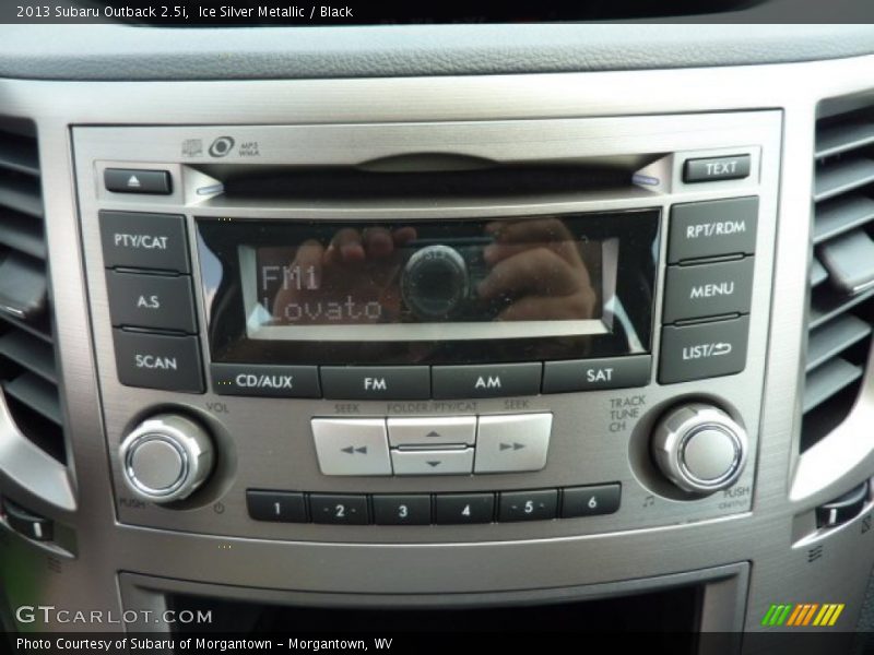 Audio System of 2013 Outback 2.5i