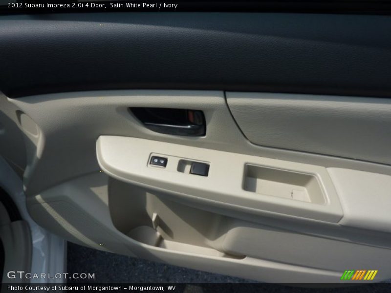 Satin White Pearl / Ivory 2012 Subaru Impreza 2.0i 4 Door