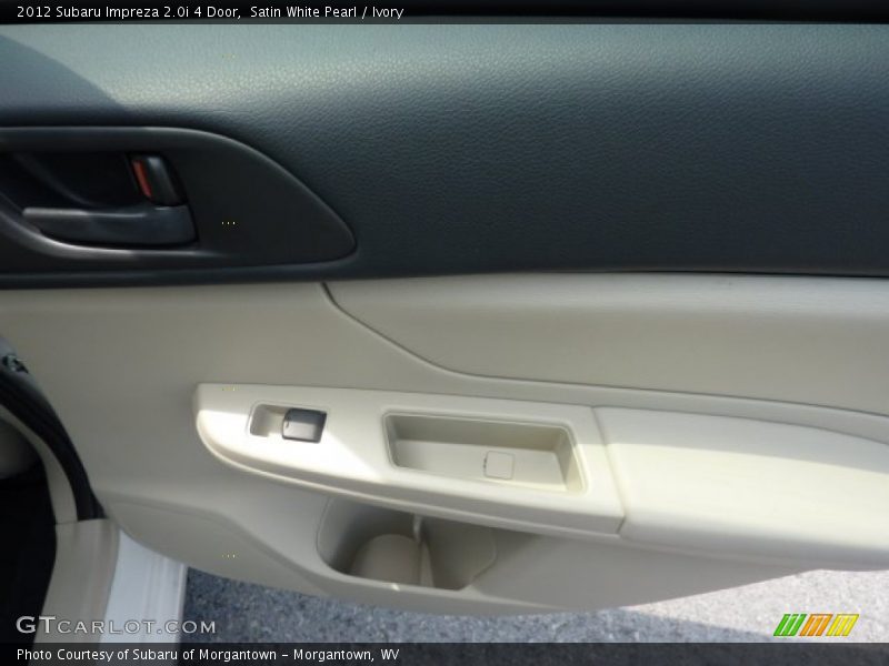 Satin White Pearl / Ivory 2012 Subaru Impreza 2.0i 4 Door
