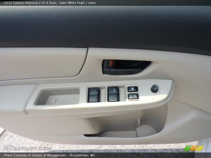 Satin White Pearl / Ivory 2012 Subaru Impreza 2.0i 4 Door