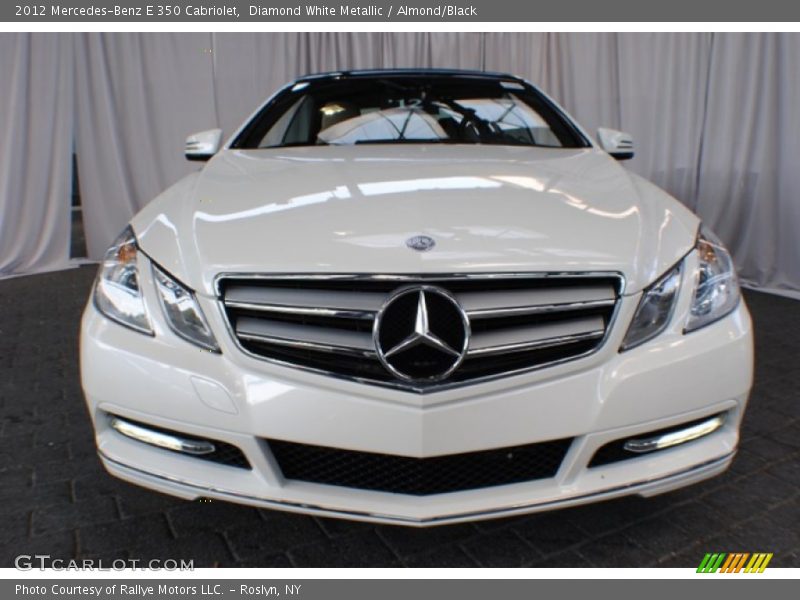 Diamond White Metallic / Almond/Black 2012 Mercedes-Benz E 350 Cabriolet