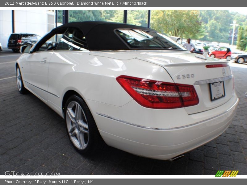 Diamond White Metallic / Almond/Black 2012 Mercedes-Benz E 350 Cabriolet