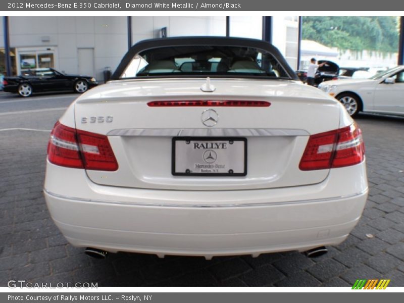 Diamond White Metallic / Almond/Black 2012 Mercedes-Benz E 350 Cabriolet