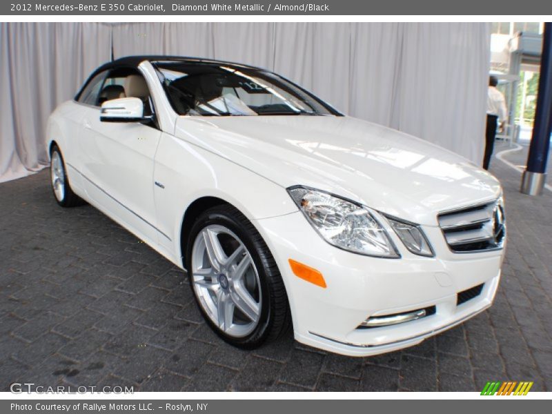 Diamond White Metallic / Almond/Black 2012 Mercedes-Benz E 350 Cabriolet