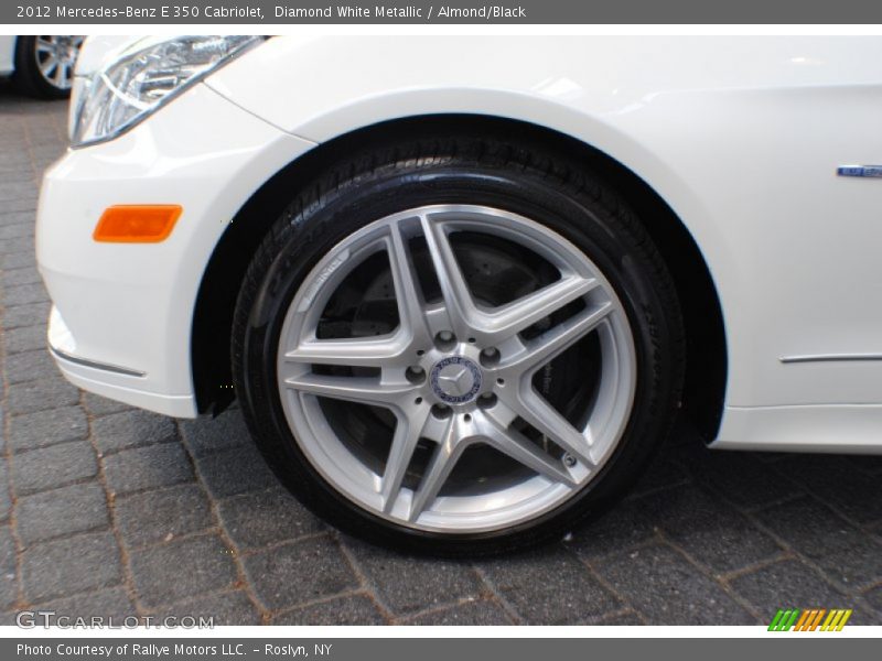 Diamond White Metallic / Almond/Black 2012 Mercedes-Benz E 350 Cabriolet