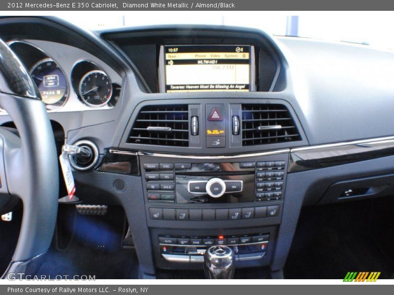 Diamond White Metallic / Almond/Black 2012 Mercedes-Benz E 350 Cabriolet