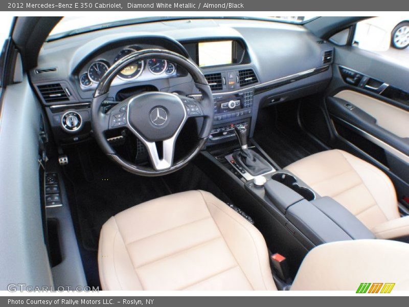 Diamond White Metallic / Almond/Black 2012 Mercedes-Benz E 350 Cabriolet