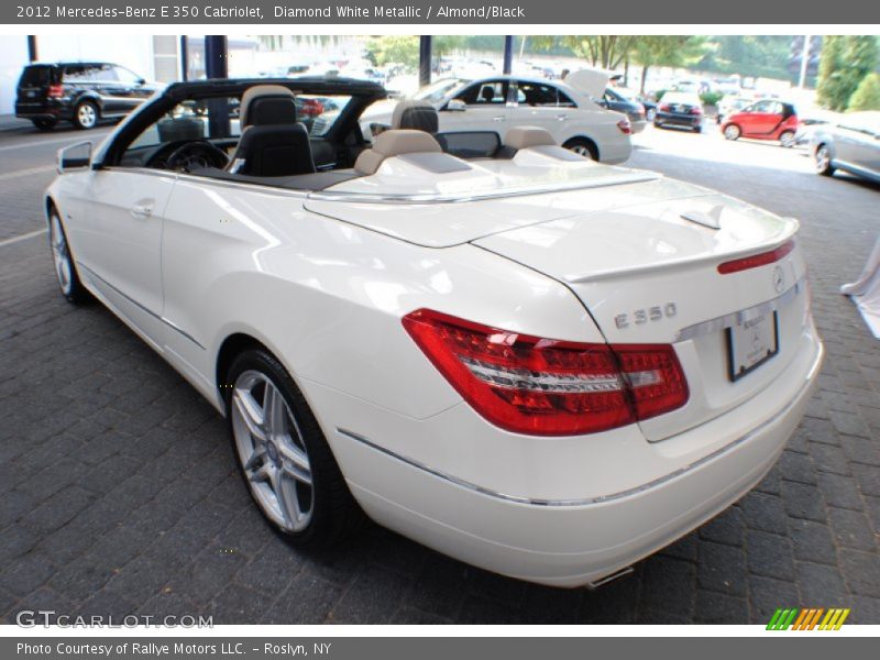 Diamond White Metallic / Almond/Black 2012 Mercedes-Benz E 350 Cabriolet
