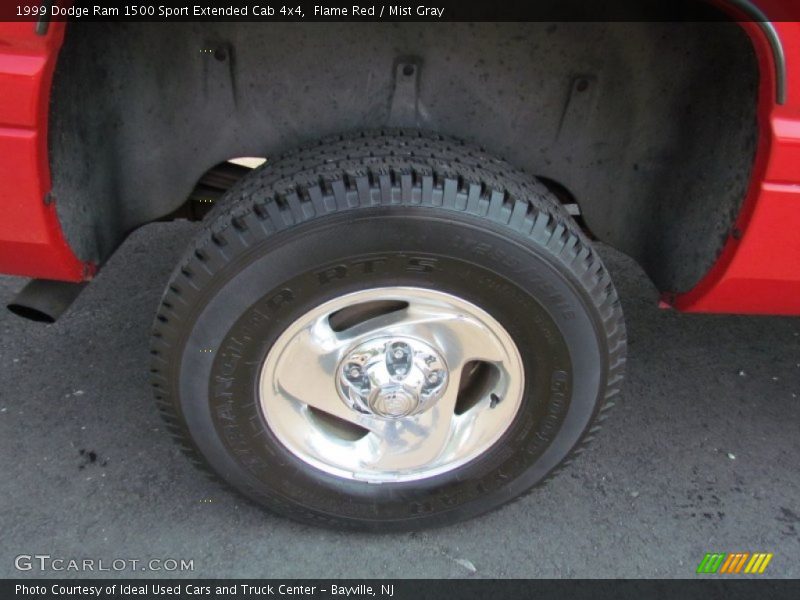 Flame Red / Mist Gray 1999 Dodge Ram 1500 Sport Extended Cab 4x4