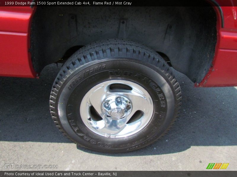Flame Red / Mist Gray 1999 Dodge Ram 1500 Sport Extended Cab 4x4