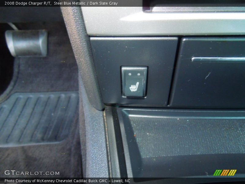 Steel Blue Metallic / Dark Slate Gray 2008 Dodge Charger R/T