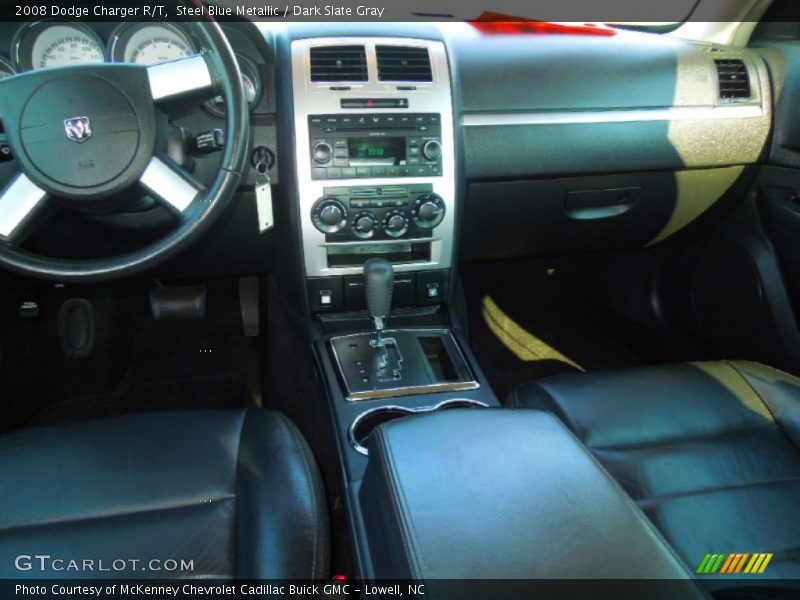 Steel Blue Metallic / Dark Slate Gray 2008 Dodge Charger R/T