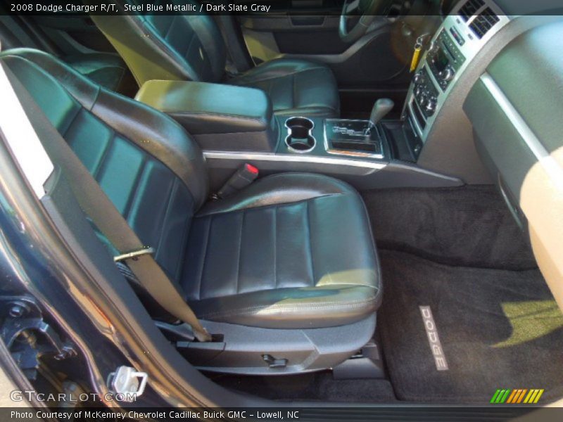 Steel Blue Metallic / Dark Slate Gray 2008 Dodge Charger R/T