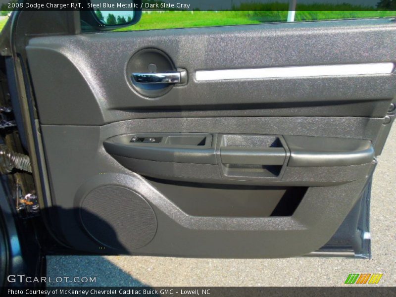 Steel Blue Metallic / Dark Slate Gray 2008 Dodge Charger R/T