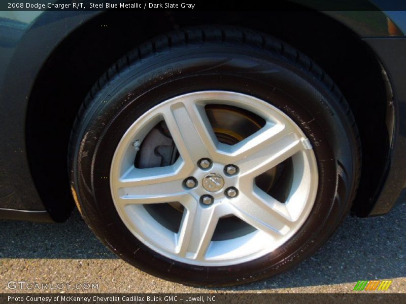Steel Blue Metallic / Dark Slate Gray 2008 Dodge Charger R/T