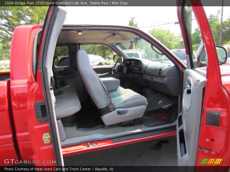 Flame Red / Mist Gray 1999 Dodge Ram 1500 Sport Extended Cab 4x4