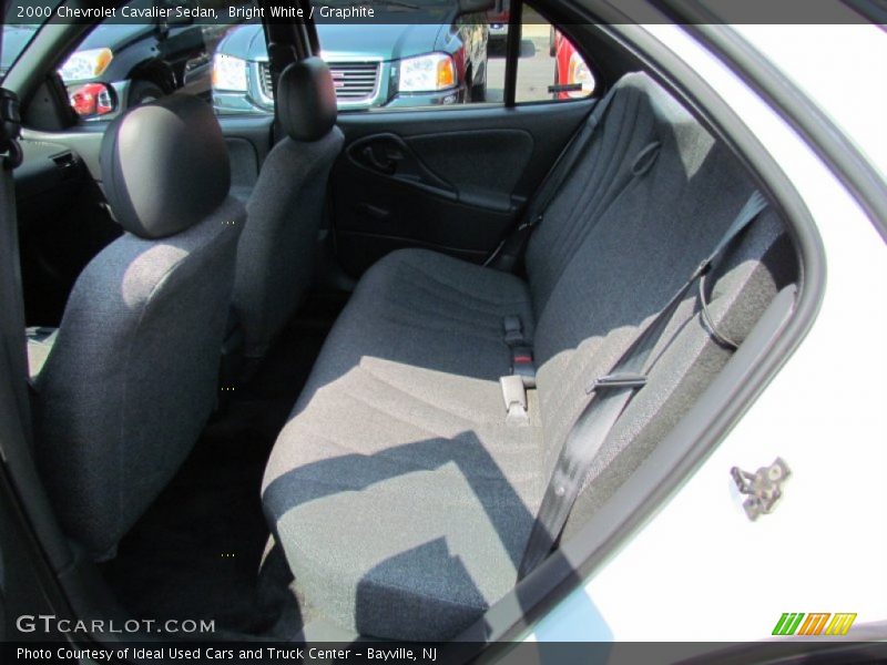 Bright White / Graphite 2000 Chevrolet Cavalier Sedan
