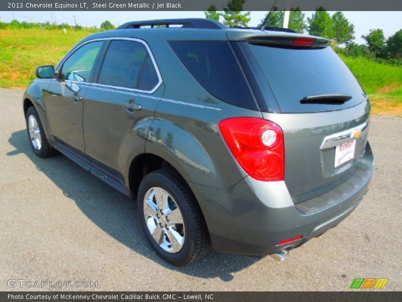 Steel Green Metallic / Jet Black 2013 Chevrolet Equinox LT