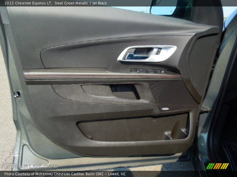 Steel Green Metallic / Jet Black 2013 Chevrolet Equinox LT