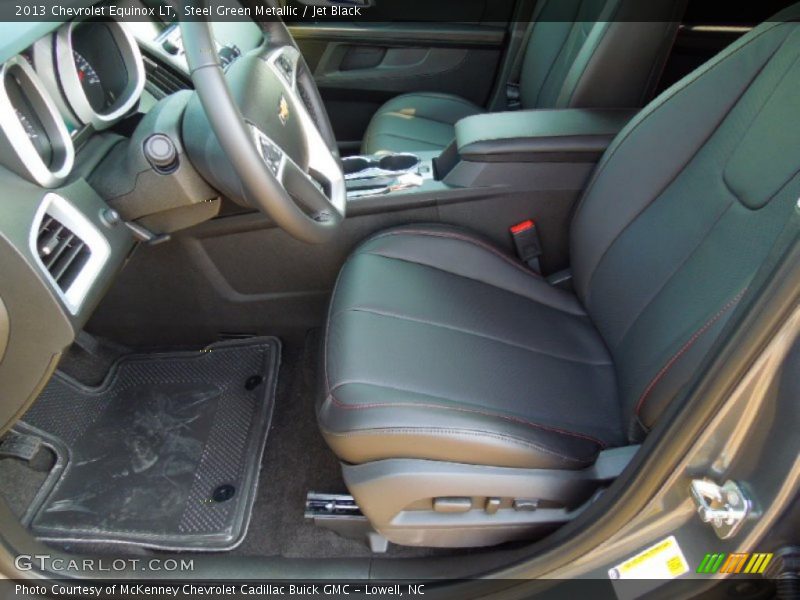 Steel Green Metallic / Jet Black 2013 Chevrolet Equinox LT