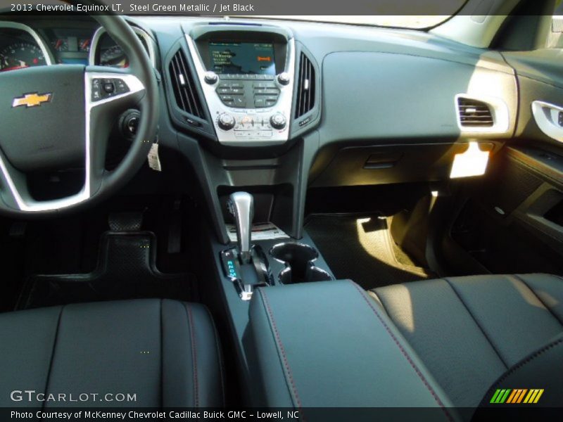 Steel Green Metallic / Jet Black 2013 Chevrolet Equinox LT