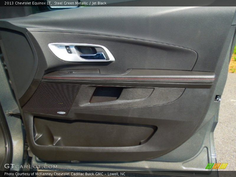 Steel Green Metallic / Jet Black 2013 Chevrolet Equinox LT