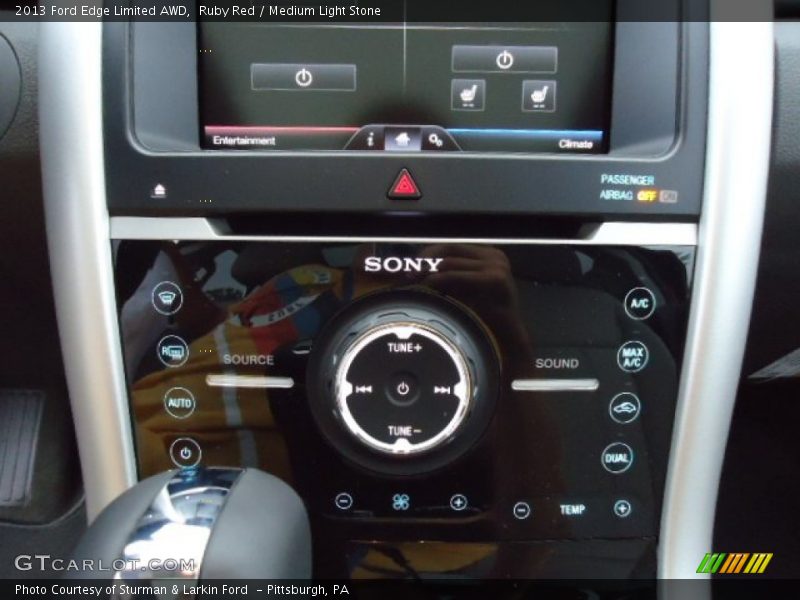 Ruby Red / Medium Light Stone 2013 Ford Edge Limited AWD