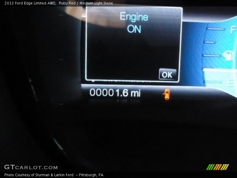 Ruby Red / Medium Light Stone 2013 Ford Edge Limited AWD