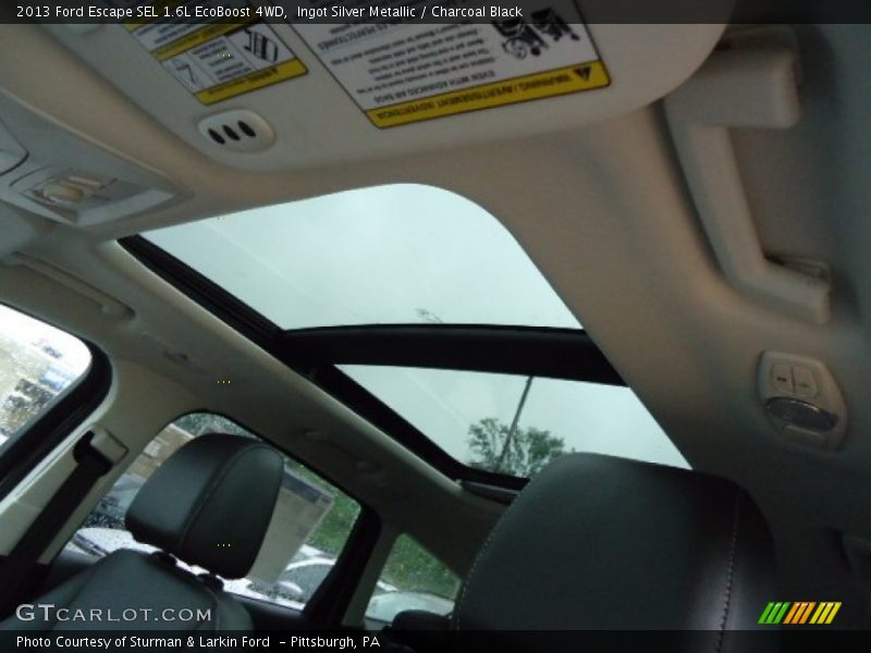 Sunroof of 2013 Escape SEL 1.6L EcoBoost 4WD