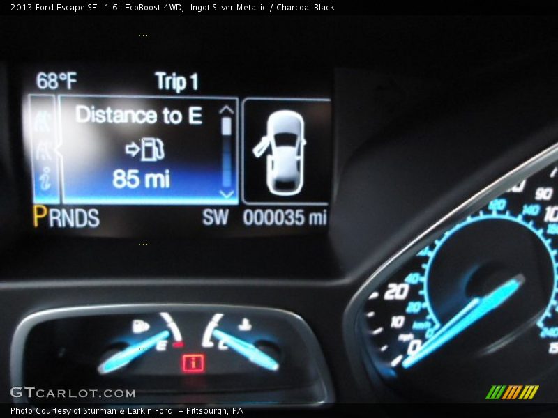 Ingot Silver Metallic / Charcoal Black 2013 Ford Escape SEL 1.6L EcoBoost 4WD