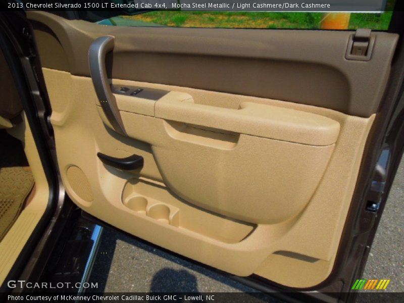 Mocha Steel Metallic / Light Cashmere/Dark Cashmere 2013 Chevrolet Silverado 1500 LT Extended Cab 4x4