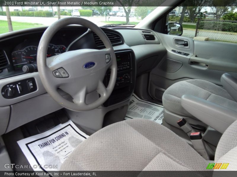 Silver Frost Metallic / Medium Graphite 2001 Ford Windstar LX