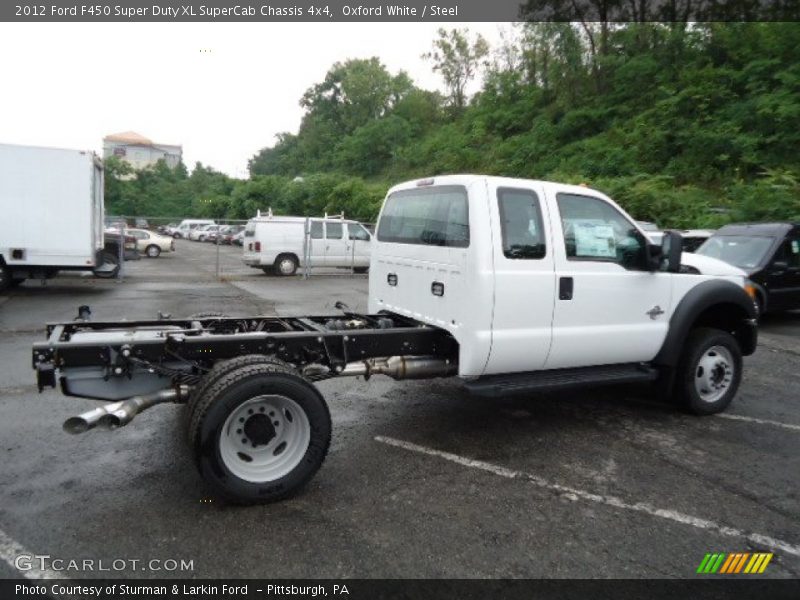 Oxford White / Steel 2012 Ford F450 Super Duty XL SuperCab Chassis 4x4