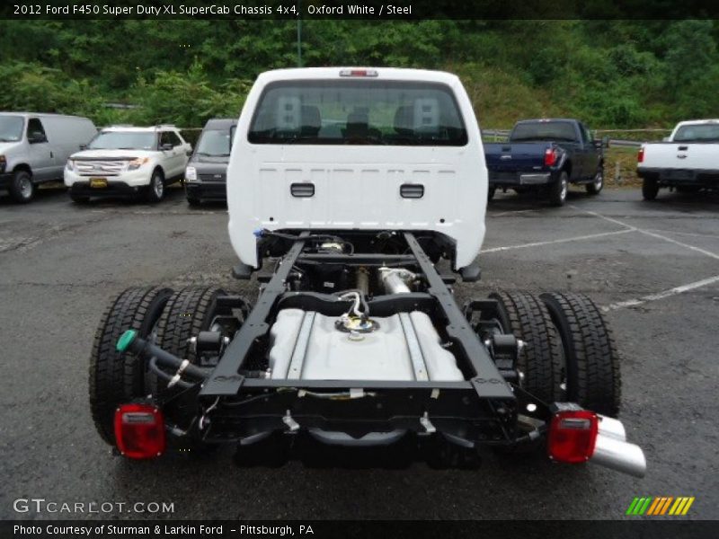 Oxford White / Steel 2012 Ford F450 Super Duty XL SuperCab Chassis 4x4
