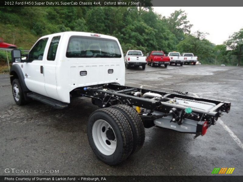 Oxford White / Steel 2012 Ford F450 Super Duty XL SuperCab Chassis 4x4