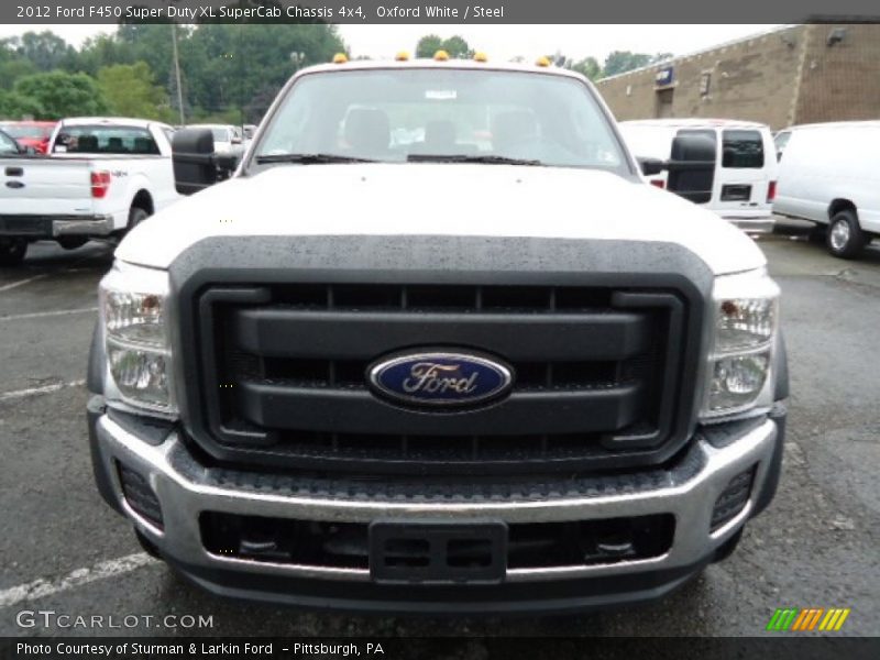 Oxford White / Steel 2012 Ford F450 Super Duty XL SuperCab Chassis 4x4
