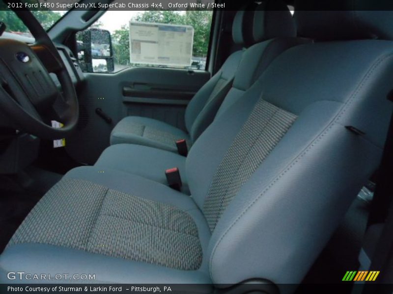 Oxford White / Steel 2012 Ford F450 Super Duty XL SuperCab Chassis 4x4