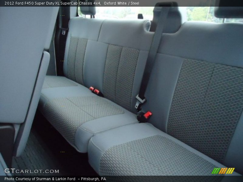Oxford White / Steel 2012 Ford F450 Super Duty XL SuperCab Chassis 4x4