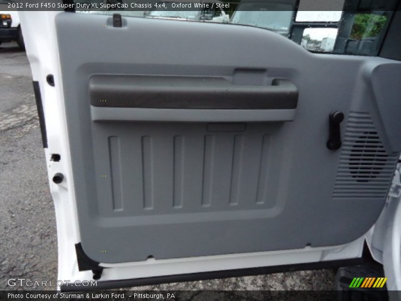 Oxford White / Steel 2012 Ford F450 Super Duty XL SuperCab Chassis 4x4