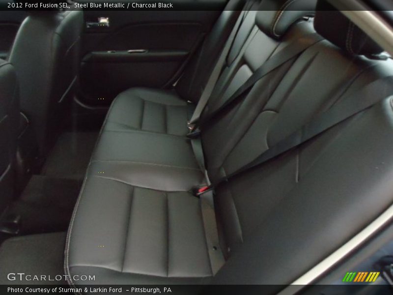 Steel Blue Metallic / Charcoal Black 2012 Ford Fusion SEL