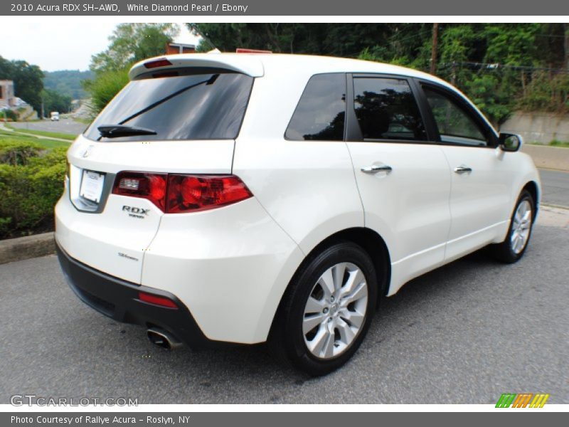 White Diamond Pearl / Ebony 2010 Acura RDX SH-AWD