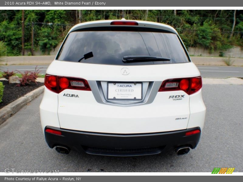 White Diamond Pearl / Ebony 2010 Acura RDX SH-AWD