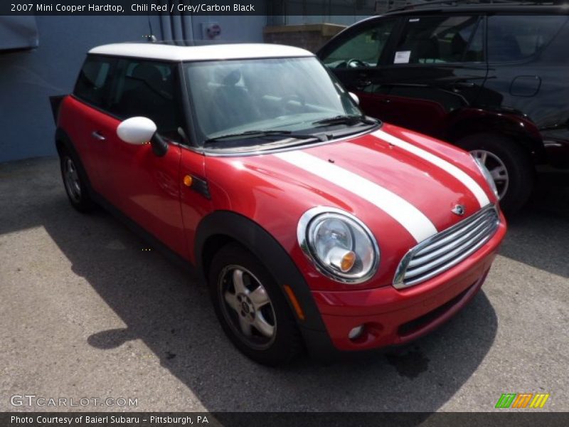 Chili Red / Grey/Carbon Black 2007 Mini Cooper Hardtop