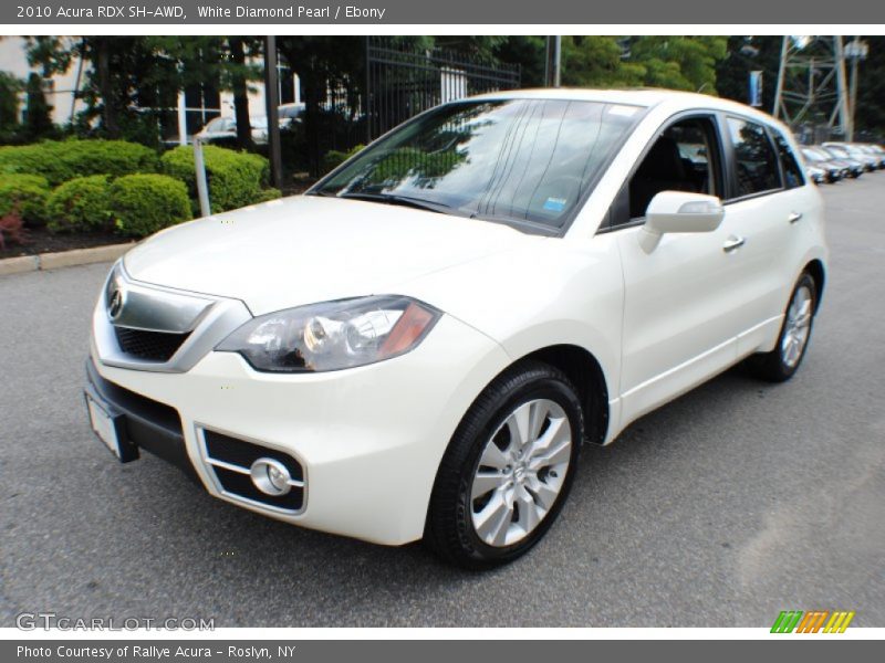 White Diamond Pearl / Ebony 2010 Acura RDX SH-AWD