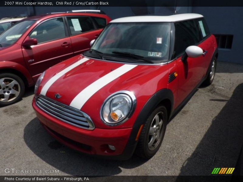 Chili Red / Grey/Carbon Black 2007 Mini Cooper Hardtop