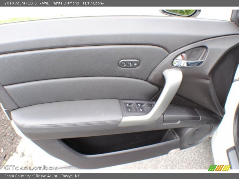 White Diamond Pearl / Ebony 2010 Acura RDX SH-AWD