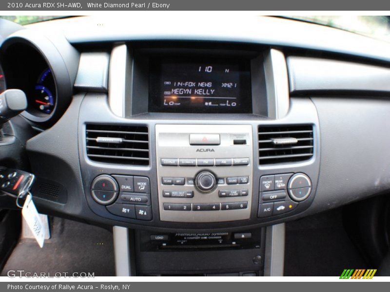 White Diamond Pearl / Ebony 2010 Acura RDX SH-AWD