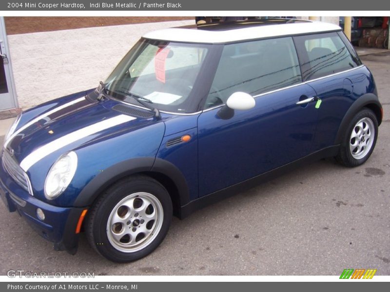 Indi Blue Metallic / Panther Black 2004 Mini Cooper Hardtop