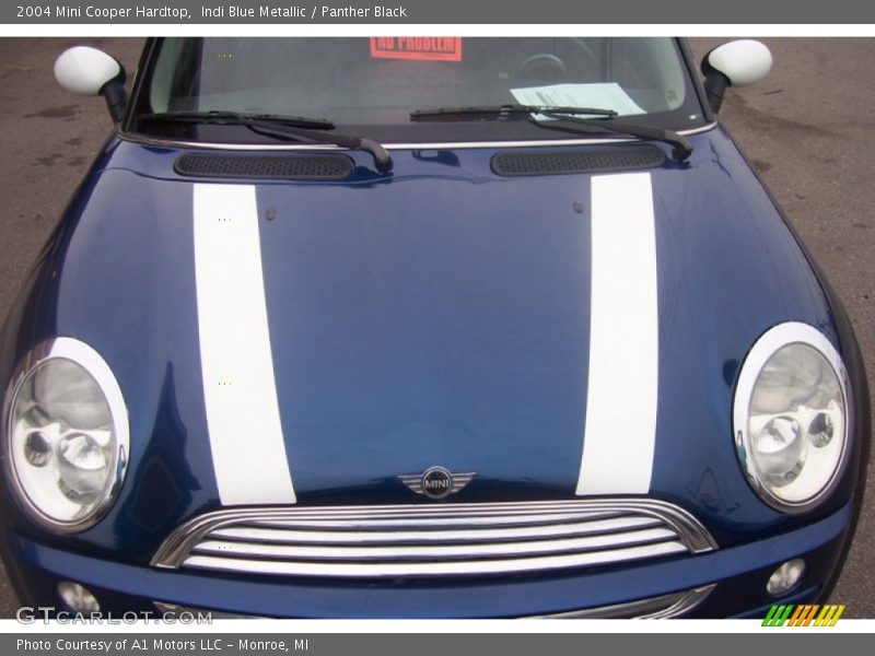 Indi Blue Metallic / Panther Black 2004 Mini Cooper Hardtop